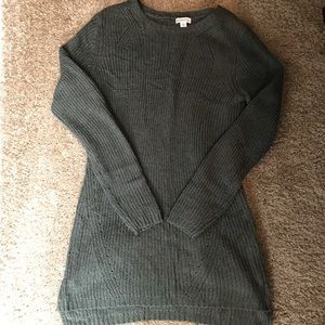 Olive Green Knit Tunic